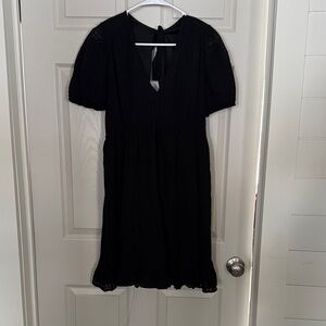 Black Women's Dress-linen open back